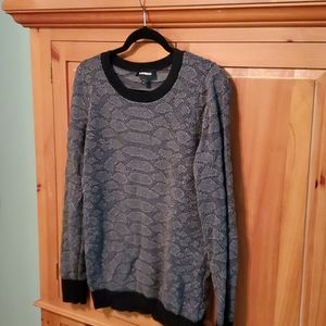 Express animal print sweater